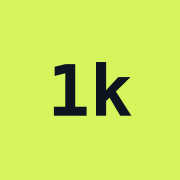 First 1,000 Users logo